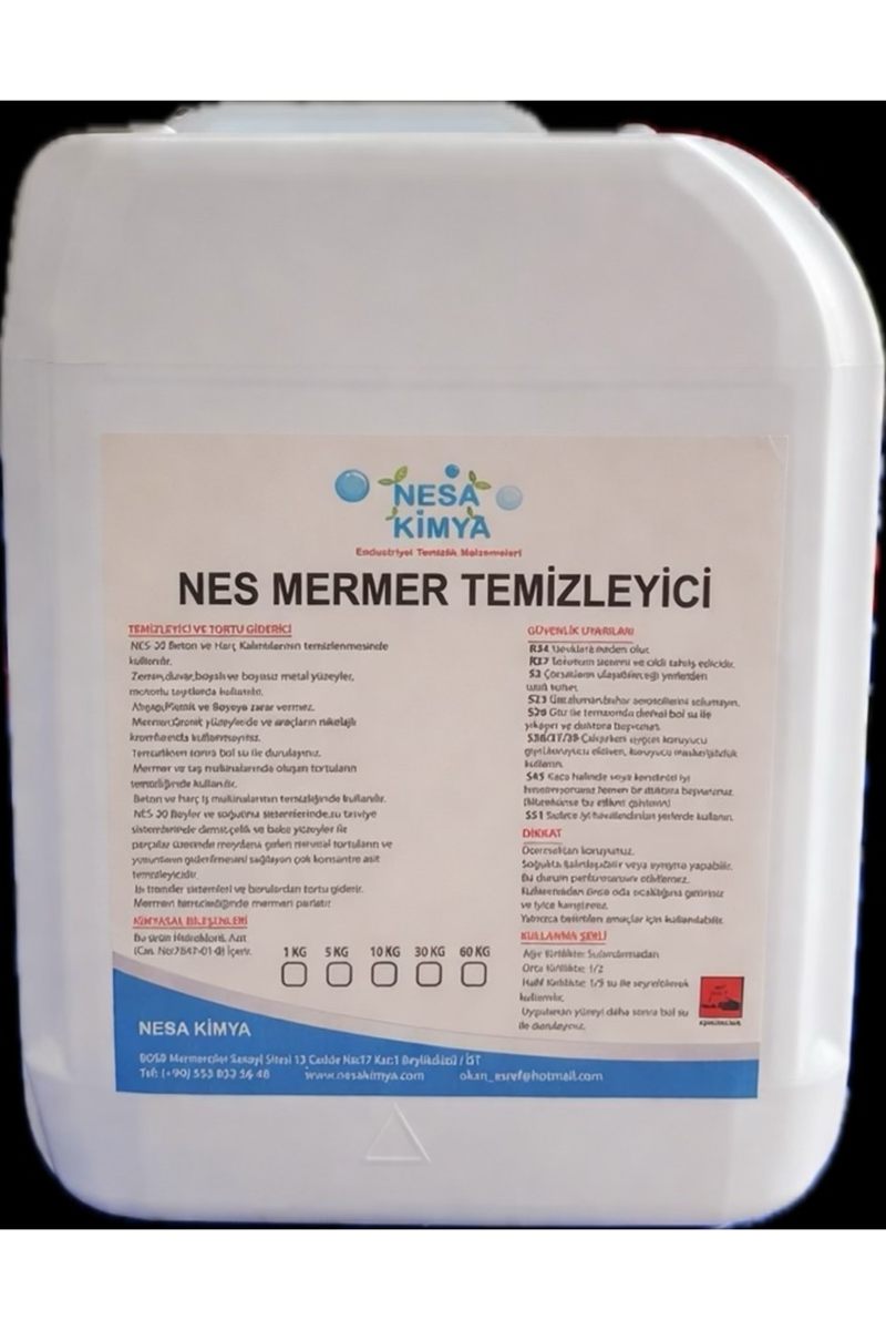 Mermer Temizleyici — Sprey, 5 KG ambalaj
